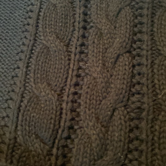 NWT Max Rave Black Heavy Cable Stitch Ribbed Winter Sweater - Picture 2 of 3